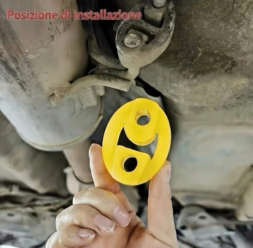 Supporto gomma silenziatore - supporto,