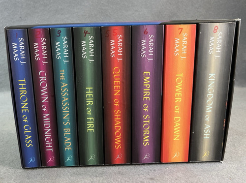 Throne glass book box set - glass, 8