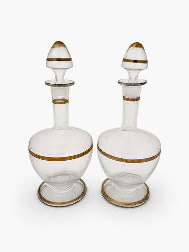 Coppia antichi decanter in - decanter,