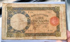 Banconota Italia 50 lire