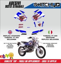 KIT ADESIVI GRAFICHE BELGARDA COMPATIBILI TT 600 E 4GV 4LW DECALS DEKORE