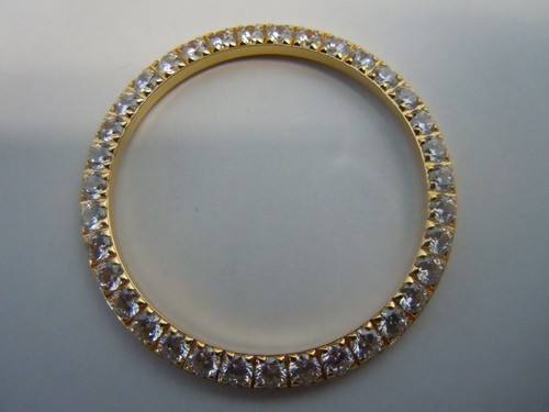 Yellow big bezel for - yellow, cz