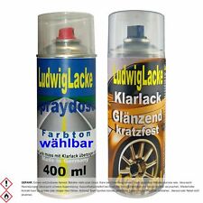 Set Di Spray Per Auto In Blu Emozione 3N Per VW E Vernice Trasparente A 400Ml