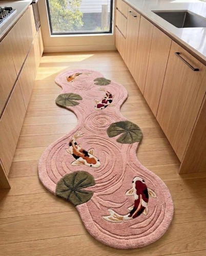 Tappeto koi fish trapuntato - trapuntato, a