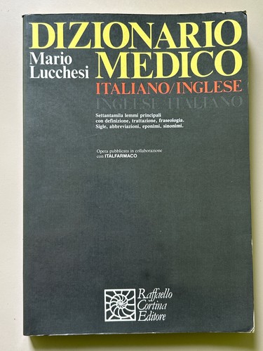 Dizionario medico italiano - dizionario,