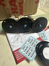 HARKEN -Pulsante Analogico Nero stagno Originale NUOVO (Senza Coperchio e Gomma)