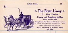 1900S BRETZ LIVERY BOARDING