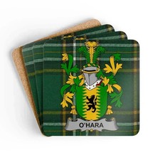 Set sottobicchieri tartan