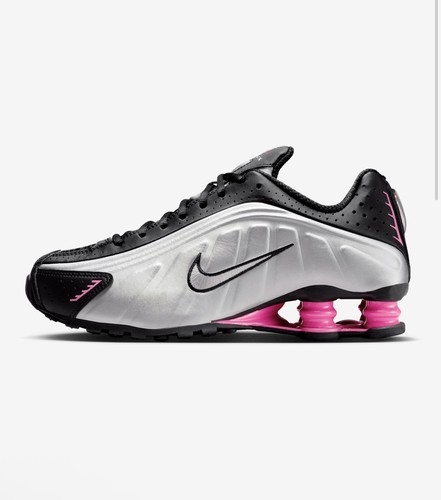 Nike shox nero argento - r4,