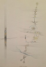 PERICOLI TULLIO (Colli del Tronto, 1936) LE FORBICI acquerello su carta 1977 cm.