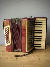 FISARMONICA ARISTON IN BACHELITE ANTICA MANTICE OK PIANOLA TASTI PIANO NO HONER