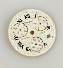 Quadrante Orologio Philip Watch Tales Chrono Quarzo 29mm Bianco Per Ricambi