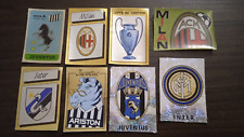 lotto stock scudetti calciatori panini juventus milan inter