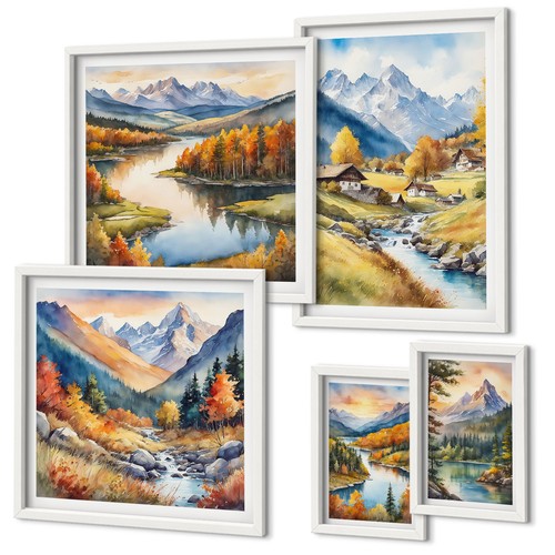 Set quadri soggiorno - set,
