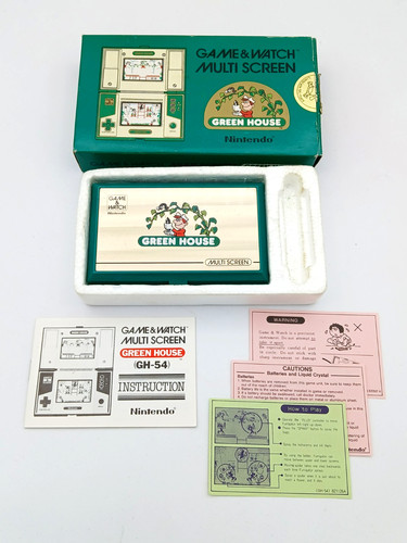 Nintendo game watch green - nintendo,