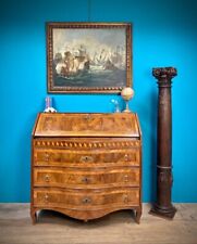 MOBILE COMO' VENETO A RIBALTA DEL 700 MOSSA DAVANTI INTARSIO NOCE E RADICA ACERO