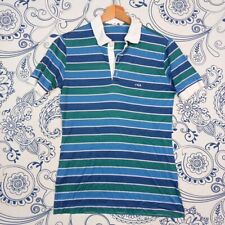 FILA VINTAGE T SHIRT 42 FILO DI SCOZIA POLO TENNIS SPORT MADE IN ITALY A RIGHE 