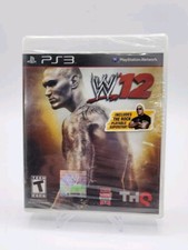 W'12 WWE 2012 Wrestling Playstation 3 PS3 nuovo raro adesivo rock sul davanti 