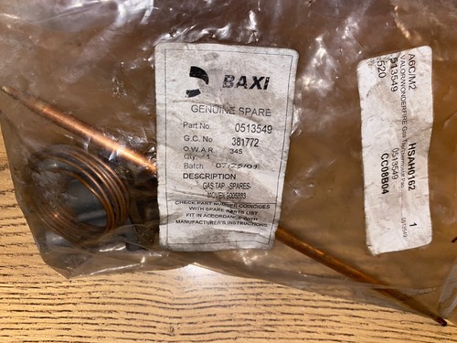 Rubinetto gas baxi - rubinetto,