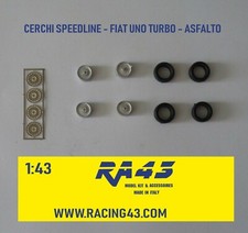 Cerchi wheels fiat uno - 1/43,