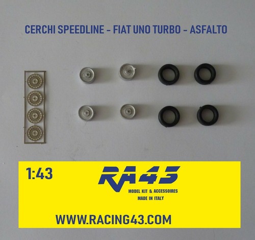 Cerchi wheels fiat - 1/43, uno