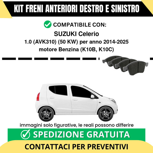 Pastiglie freno anteriori per - pastiglie,