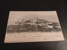 CAMERINO PANORAMA VISTO DALLE MOSSE ANTICA CARTOLINA VG. INIZI '900