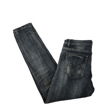 Jeans Replay uomo 34x29 blu denim invecchiato gamba dritta pantalone sbiadito