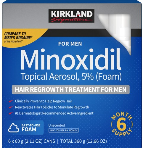 Kirkland minoxidil foam - minoxidil, 5%