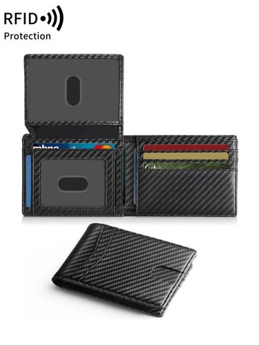 Portafoglio uomo slim fibra - fibra, di
