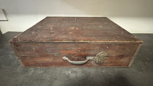 Antica valigia pittore in - pittore,