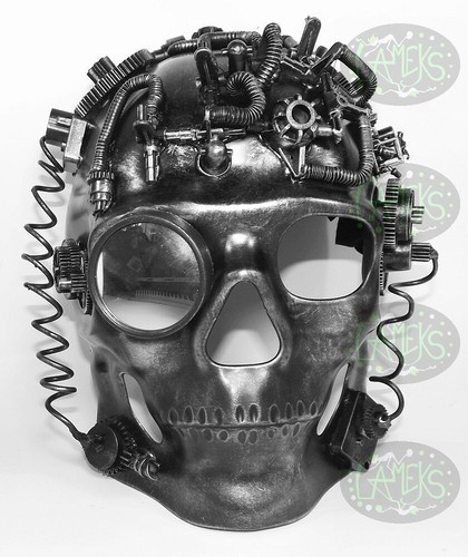 Maschera steampunk teschio - maschera,