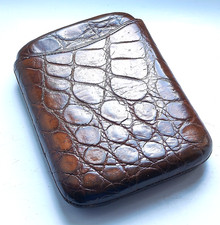 ANTIQUE CROCODILE LEATHER