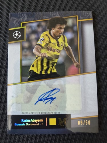 Carta autografa calcio
