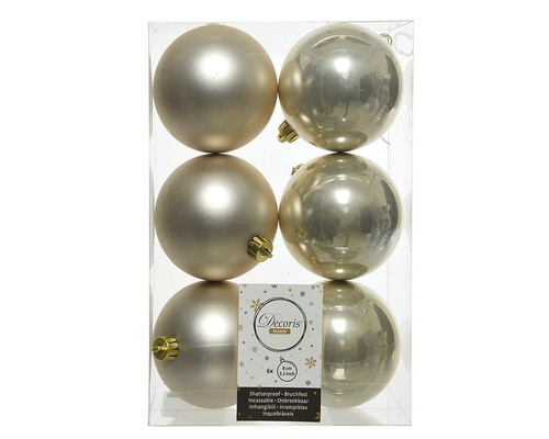 Palline natale vetro 80mm - vetro,