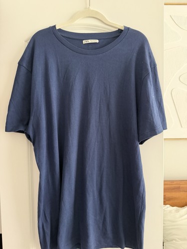 Shirt zara manica - zara, blu