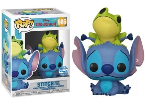 Funko pop stitch with - frog, 986