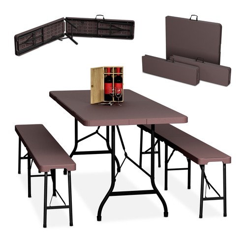 Tavolo birreria panche set - tavolo,