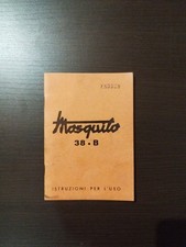 Garelli Mosquito 38 B_ Manuale Libretto Istruzioni per l'uso_1958