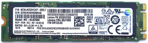 Samsung 256gb 2280 pm871 - m.2,
