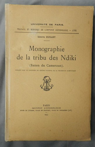 Monographie tribu des - monographie,