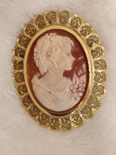 Spilla antica cammeo - spilla,