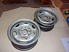 2 x CERCHI IN FERRO DA 13  5,5JX13 CH ET38 VOLKSWAGEN GOLF II CL GL TD ORIGINALI