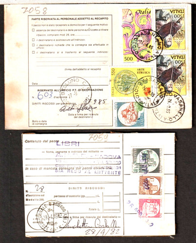 7058 7059 2 bollettini - nr.,