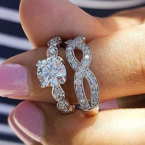 5ct diamanti finti - diamanti, 14k