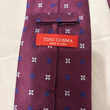 Cravatta collo bordeaux firmata Tino Cosma Made in Italy