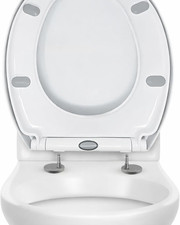 Ovale WC Sedile con Chiusura