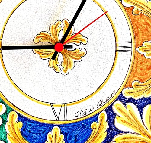 Raro orologio ceramica di - in,