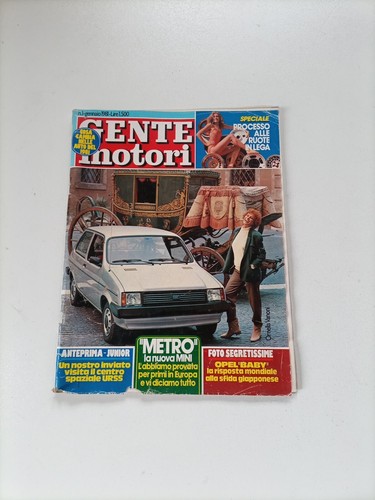 Gente motori 1981 salone - motori, n.1/1981
