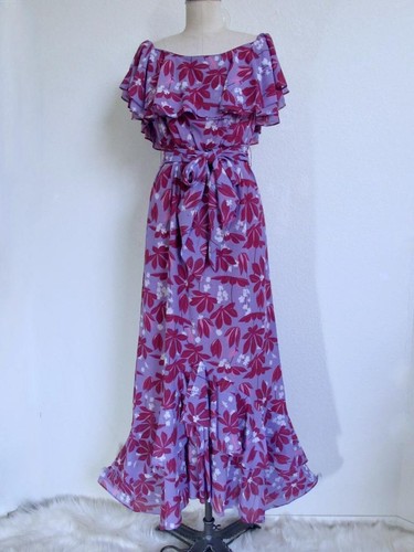 Abito lungo chiffon - in,